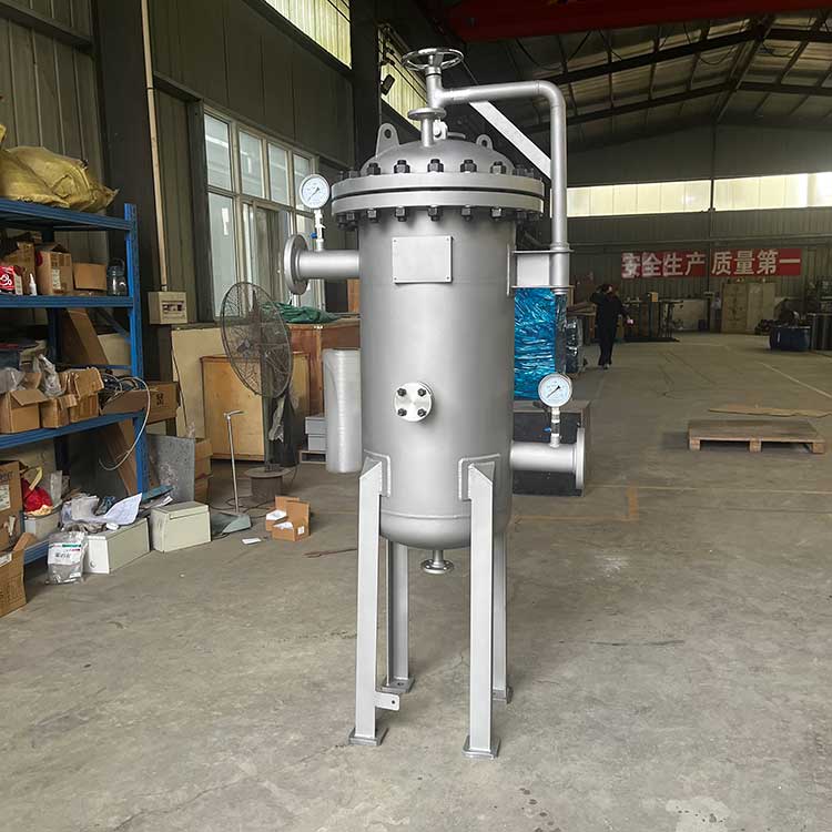 華豫生產(chǎn)供應(yīng)液體除雜質(zhì)HY-DL80-1.6袋式過濾器